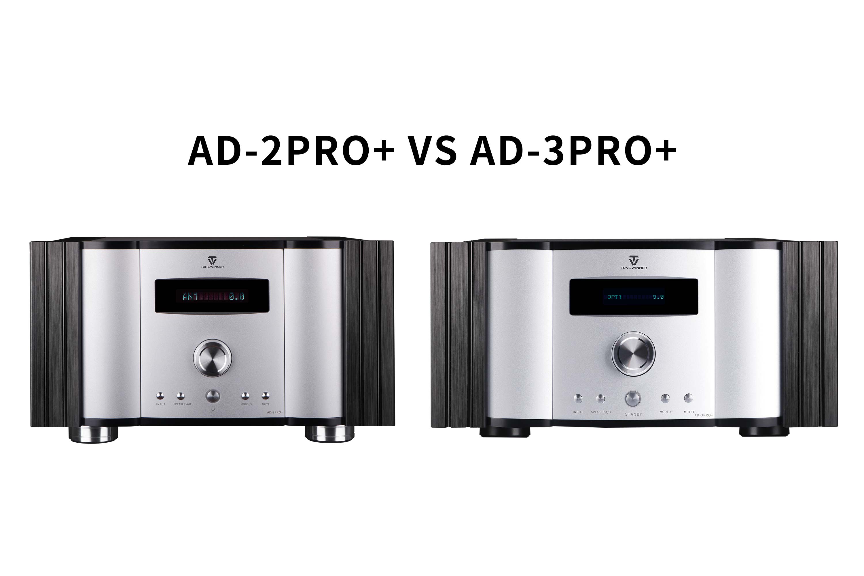 What are the differences between AD-2PRO+ and AD-3PRO+?